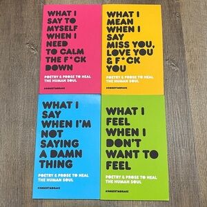 Robert M. Drake Poetry & Prose To Heal The Human Soul. 4 of them sold together.